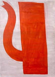 Klaas Gubbels, Oranje ketel, 2010, 180x130 cm, acryl op doek, Galerie InDruk