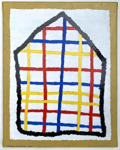 Harrie Gerritz, 'Mondriaanhuis', 2017, acryl op doek, 50x40 cm, Galerie InDruk