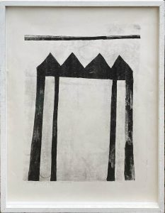 Klaas Gubbels, Zwarte printtafel, 1971, Galerie InDruk