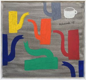 Klaas Gubbels, Horizontaal groen, 55x60cm, 2017, Galerie InDruk