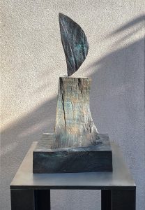 Harrie Gerritz, ’Dark Moon’, 36 x 18 x 12,5 cm, brons, Galerie InDruk