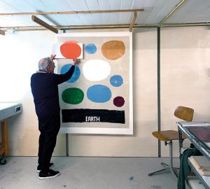 Harrie Gerritz, ‘Earth’, 150 x 120 cm, houtdruk, 2021, Galerie InDruk