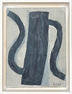 Klaas Gubbels, Zonder titel, 2023, Acryl op doek, 24x18cm, Galerie InDruk